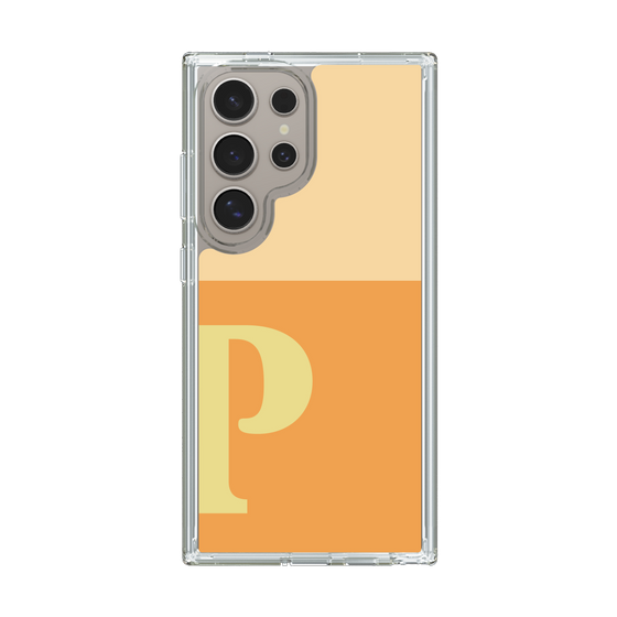 Slim Protection Case［ Original - initial two tone - P orange ］