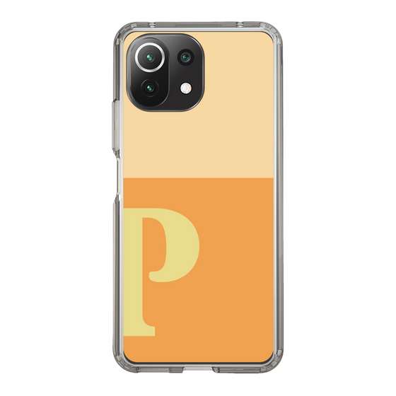 Slim Protection Case［ Original - initial two tone - P orange ］