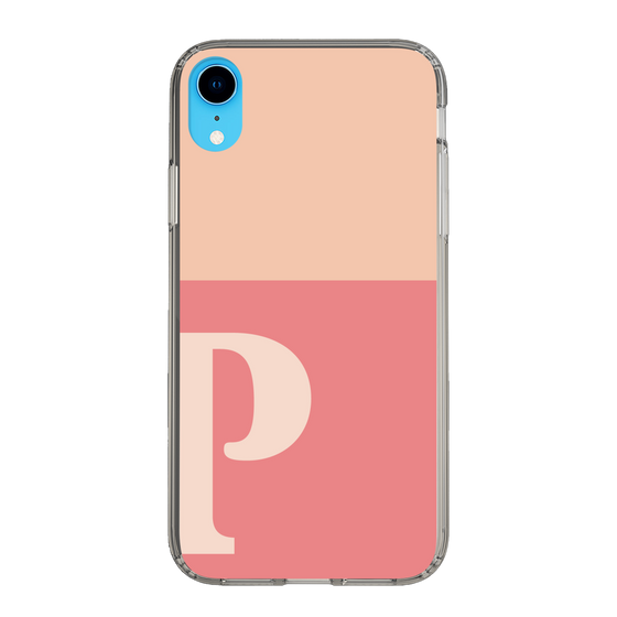 Slim Protection Case［ Original - initial two tone - P pink ］