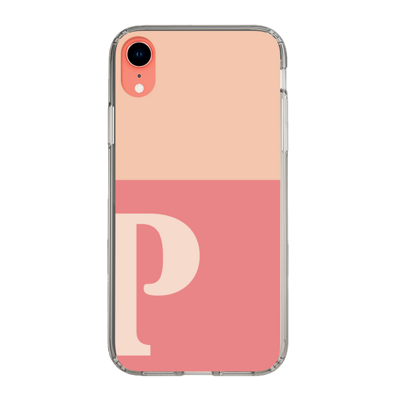 Slim Protection Case［ Original - initial two tone - P pink ］