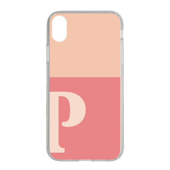 Slim Protection Case［ Original - initial two tone - P pink ］