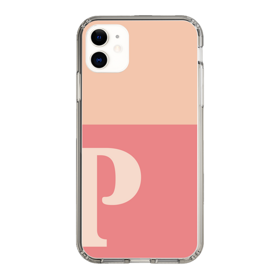 Slim Protection Case［ Original - initial two tone - P pink ］