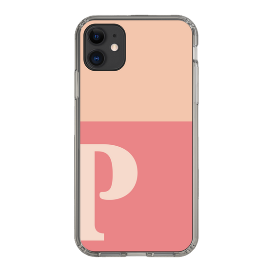 Slim Protection Case［ Original - initial two tone - P pink ］