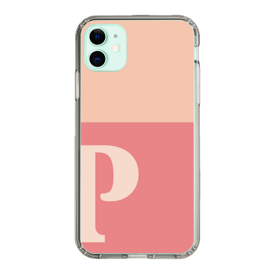 Slim Protection Case［ Original - initial two tone - P pink ］