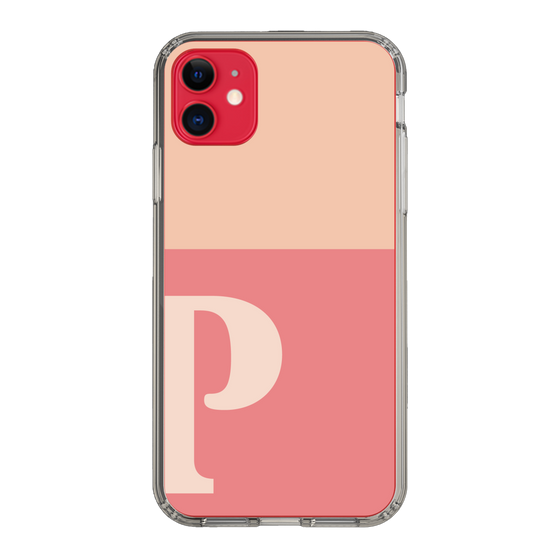 Slim Protection Case［ Original - initial two tone - P pink ］