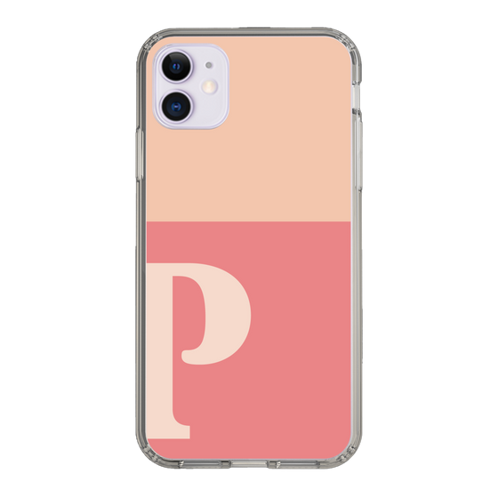 Slim Protection Case［ Original - initial two tone - P pink ］