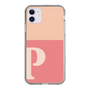 Slim Protection Case［ Original - initial two tone - P pink ］