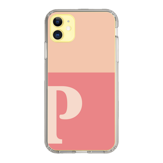 Slim Protection Case［ Original - initial two tone - P pink ］