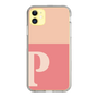 Slim Protection Case［ Original - initial two tone - P pink ］