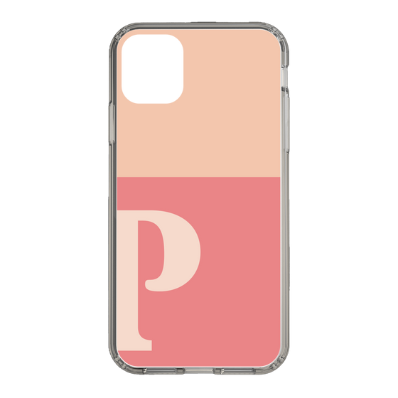 Slim Protection Case［ Original - initial two tone - P pink ］