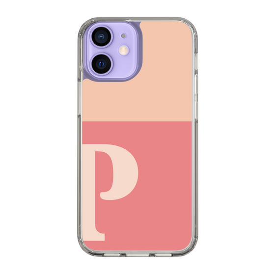 Slim Protection Case［ Original - initial two tone - P pink ］
