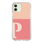 Slim Protection Case［ Original - initial two tone - P pink ］