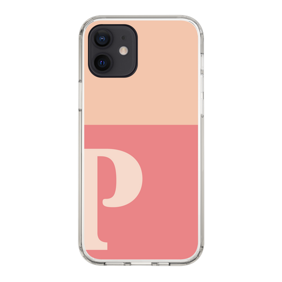 Slim Protection Case［ Original - initial two tone - P pink ］