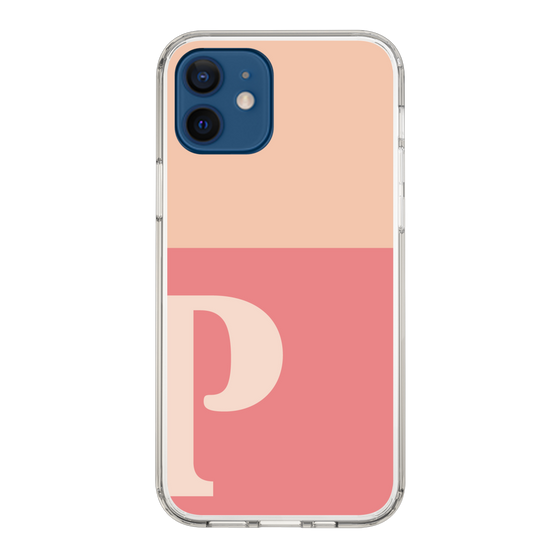 Slim Protection Case［ Original - initial two tone - P pink ］