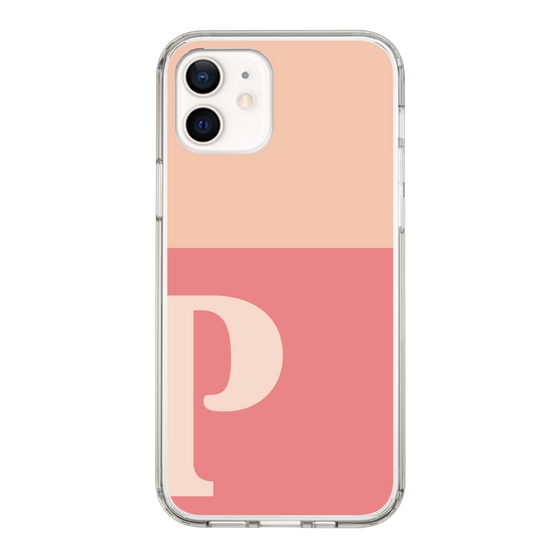 Slim Protection Case［ Original - initial two tone - P pink ］