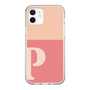Slim Protection Case［ Original - initial two tone - P pink ］