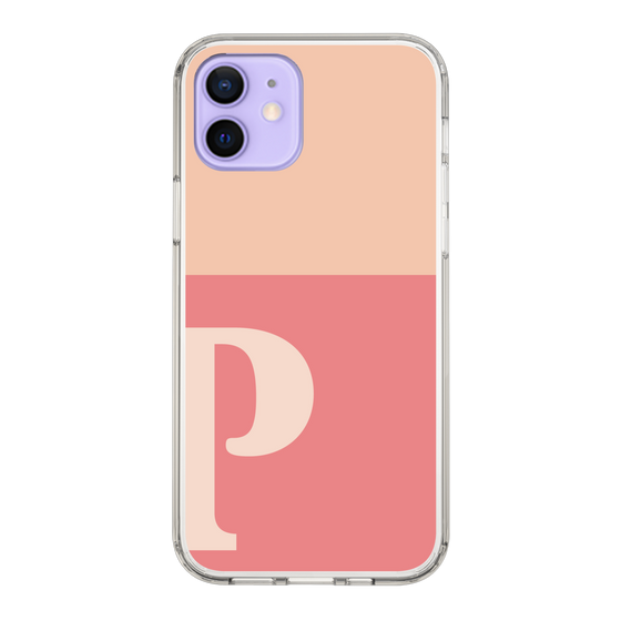 Slim Protection Case［ Original - initial two tone - P pink ］