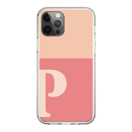 Slim Protection Case［ Original - initial two tone - P pink ］