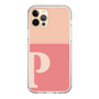 Slim Protection Case［ Original - initial two tone - P pink ］