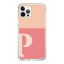Slim Protection Case［ Original - initial two tone - P pink ］