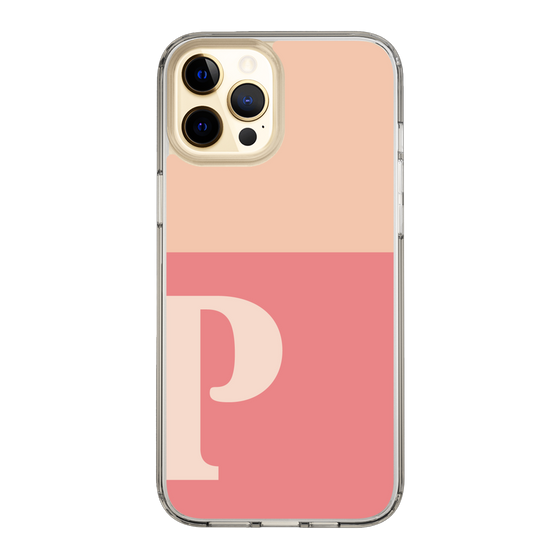 Slim Protection Case［ Original - initial two tone - P pink ］