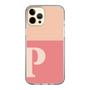 Slim Protection Case［ Original - initial two tone - P pink ］