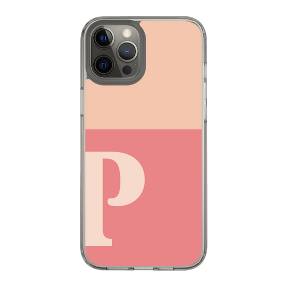 Slim Protection Case［ Original - initial two tone - P pink ］