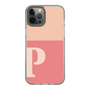 Slim Protection Case［ Original - initial two tone - P pink ］