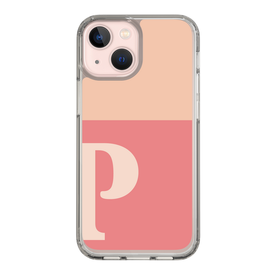 Slim Protection Case［ Original - initial two tone - P pink ］