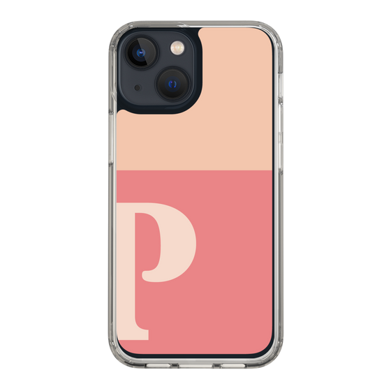 Slim Protection Case［ Original - initial two tone - P pink ］