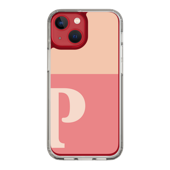 Slim Protection Case［ Original - initial two tone - P pink ］