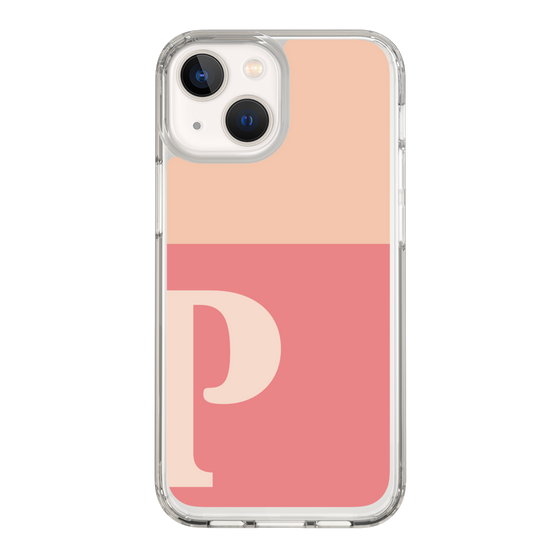 Slim Protection Case［ Original - initial two tone - P pink ］