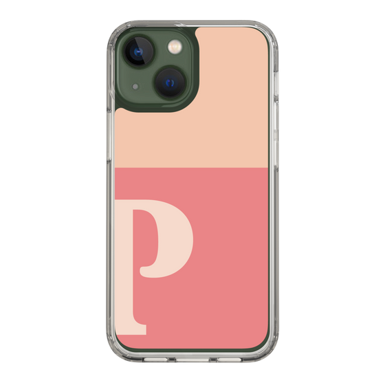 Slim Protection Case［ Original - initial two tone - P pink ］