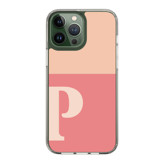 Slim Protection Case［ Original - initial two tone - P pink ］