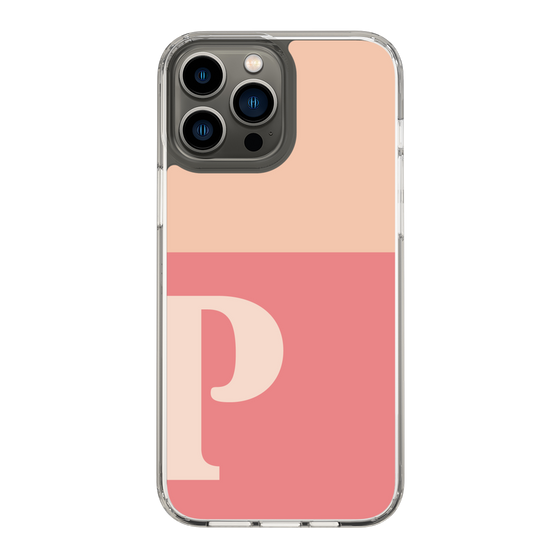 Slim Protection Case［ Original - initial two tone - P pink ］