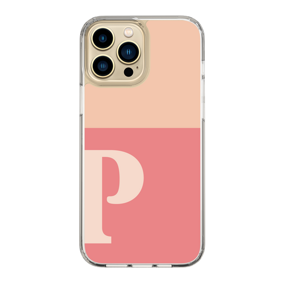Slim Protection Case［ Original - initial two tone - P pink ］