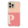 Slim Protection Case［ Original - initial two tone - P pink ］