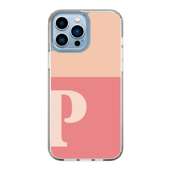 Slim Protection Case［ Original - initial two tone - P pink ］