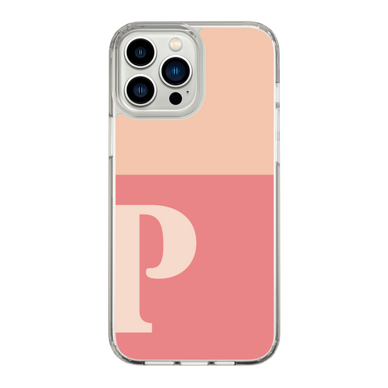 Slim Protection Case［ Original - initial two tone - P pink ］
