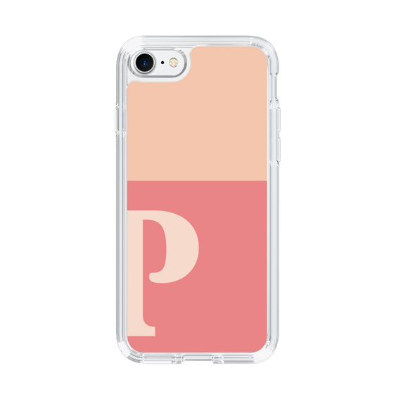 Slim Protection Case［ Original - initial two tone - P pink ］