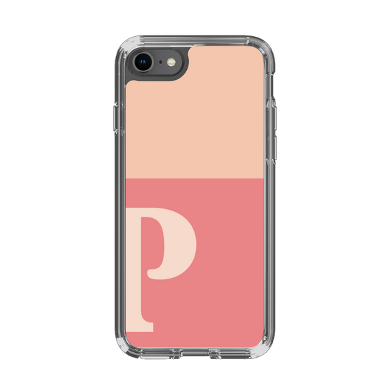 Slim Protection Case［ Original - initial two tone - P pink ］