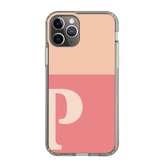 Slim Protection Case［ Original - initial two tone - P pink ］