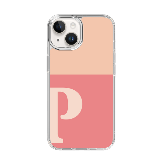 Slim Protection Case［ Original - initial two tone - P pink ］