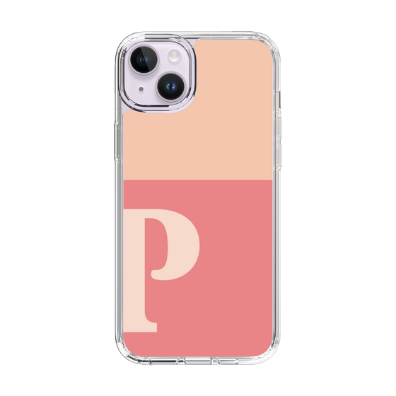 Slim Protection Case［ Original - initial two tone - P pink ］