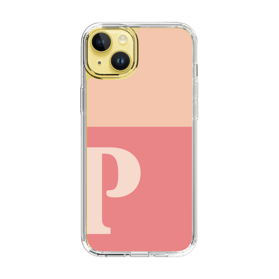 Slim Protection Case［ Original - initial two tone - P pink ］