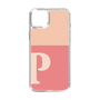 Slim Protection Case［ Original - initial two tone - P pink ］