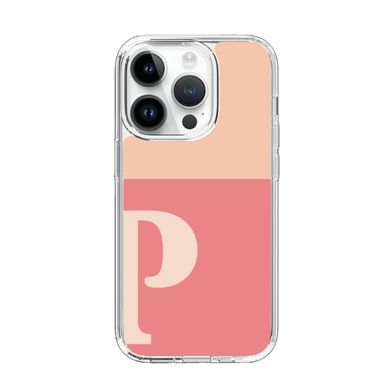 Slim Protection Case［ Original - initial two tone - P pink ］