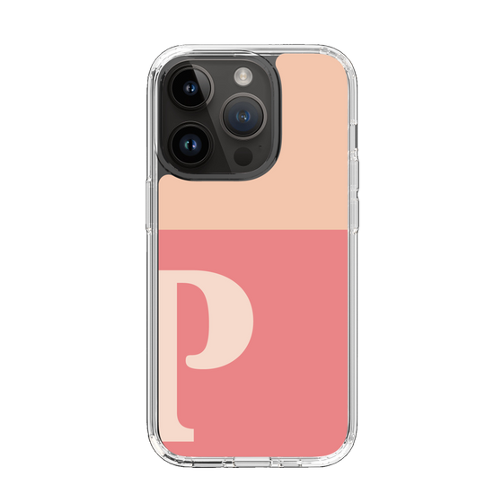 Slim Protection Case［ Original - initial two tone - P pink ］