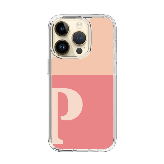 Slim Protection Case［ Original - initial two tone - P pink ］