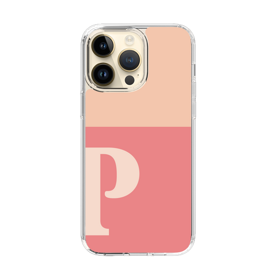 Slim Protection Case［ Original - initial two tone - P pink ］